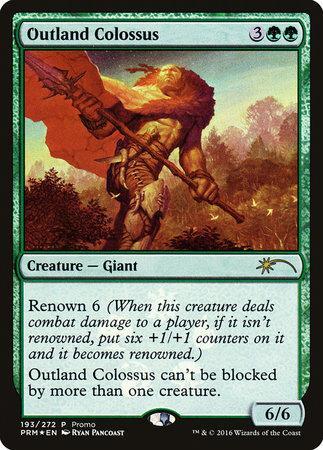 Outland Colossus - Store Foil